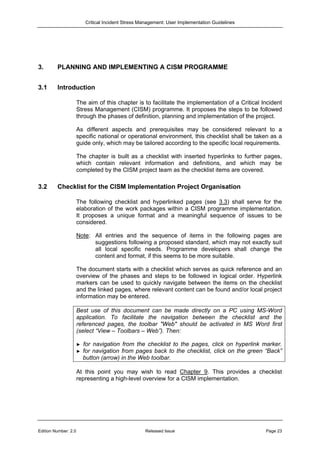 Critical incident-stress-management-user-implementation-guidelines | PDF