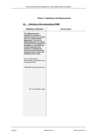 Critical incident-stress-management-user-implementation-guidelines | PDF