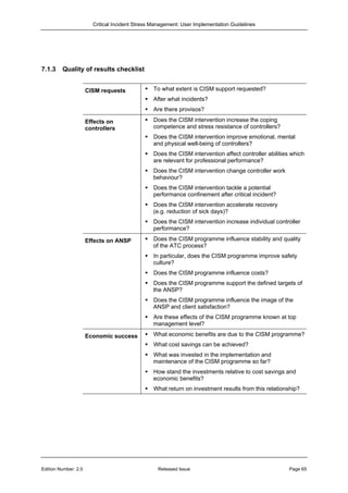 Critical incident-stress-management-user-implementation-guidelines | PDF