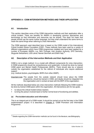 Critical incident-stress-management-user-implementation-guidelines | PDF