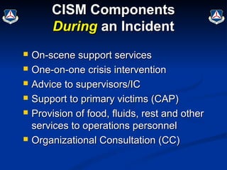 Critical incident-stress-managment-update386 | PPT