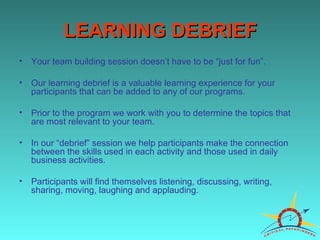 Team Building Activities | PPT