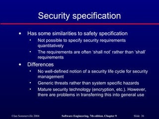 Critical System Specification in Software Engineering SE17 | PPT