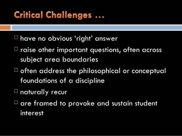 6 critical thinking challenges