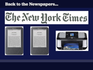 Back to the Newspapers...
 