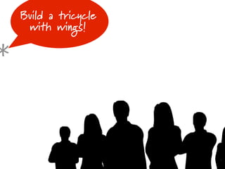 Build a tricycle
     with wings!


*
 