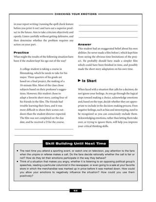 Critical Thinking Skills Success