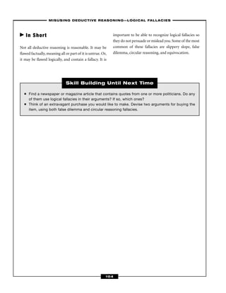 Critical Thinking Skills Success