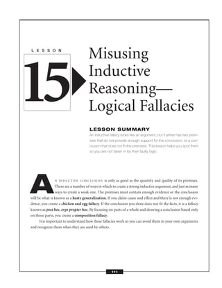 Critical Thinking Skills Success