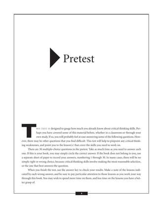 Critical Thinking Skills Success