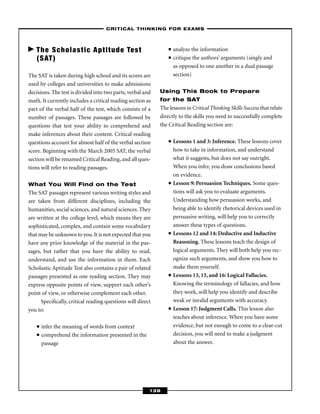 Critical Thinking Skills Success