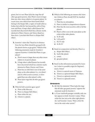 Critical Thinking Skills Success