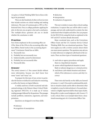 Critical Thinking Skills Success