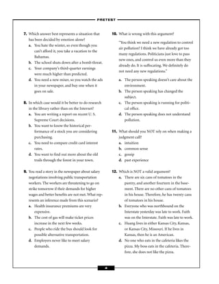 Critical Thinking Skills Success