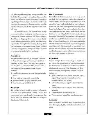 Critical Thinking Skills Success