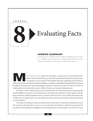 Critical Thinking Skills Success