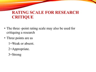 CRITICAL ANALYSIS OF RESEARCH.pptx