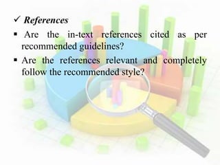Referential Analysis Critical analysis of research report | PPTX