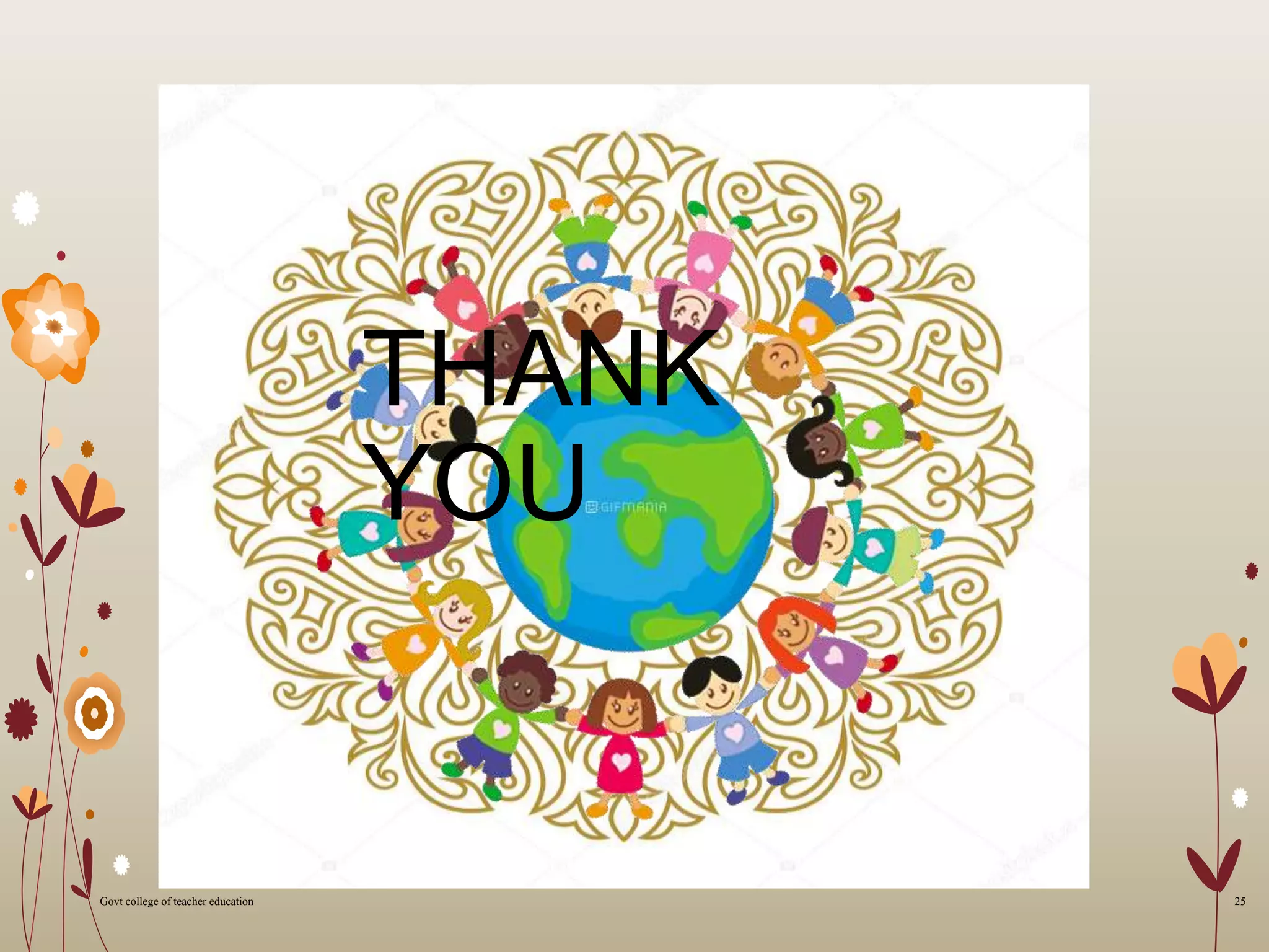 THANK
YOU
25Govt college of teacher education
 
