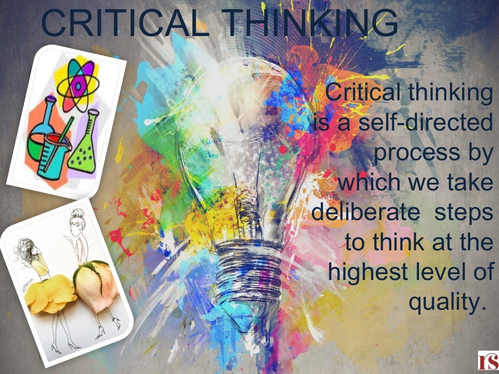 show your creativity and critical thinking brainly