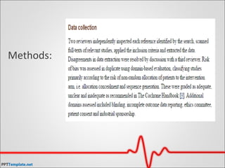 Critical appraisal example systematic review and meta-analysis | PPT