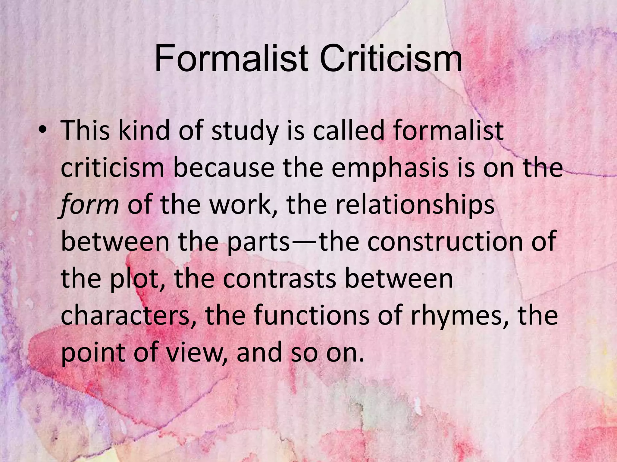 Critical Approaches: Types of Literary Criticism | PPTX | Books and ...