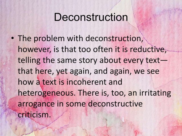Critical Approaches Types Of Literary Criticism PPT