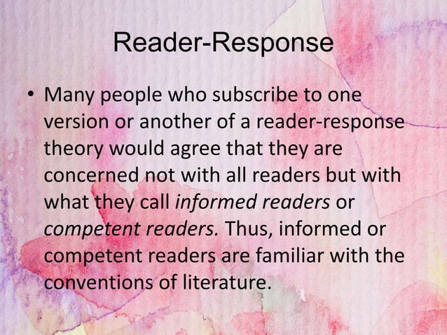 Critical Approaches Types Of Literary Criticism PPT