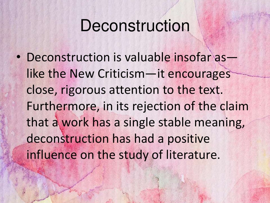 Critical Approaches Types of Literary Criticism