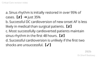 Critical care revision notes