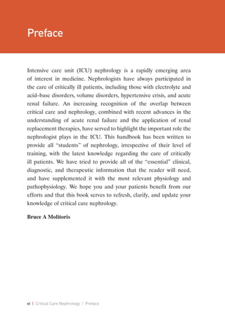 Critical care nephrology | PDF