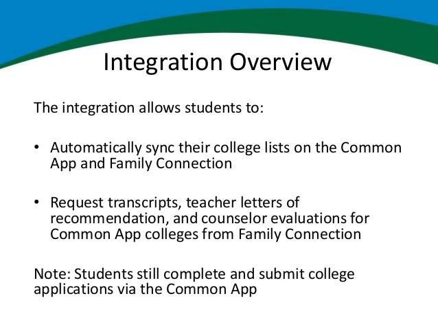 Naviance And The Common Application Partnering For Student Success