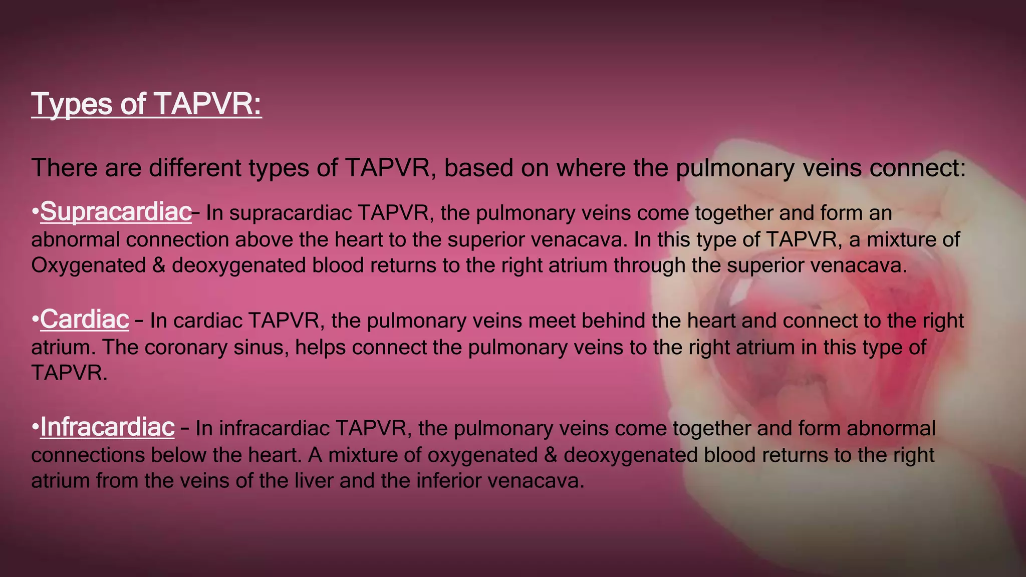 Tapvr Rch Critical congenital heart diseases | PPTX