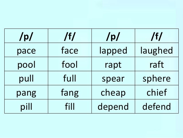 Critical Consonants Sounds