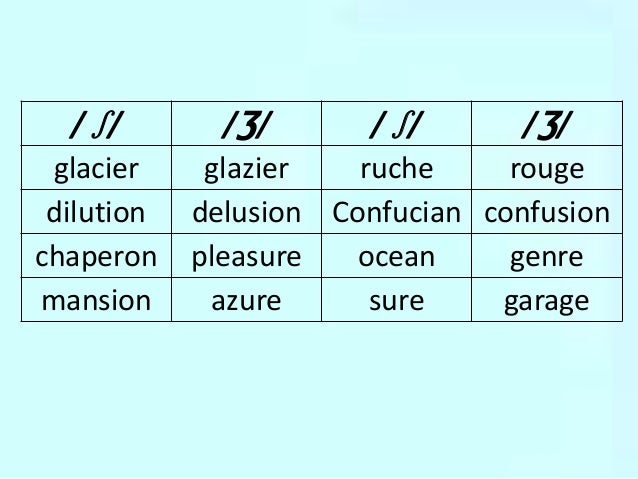 Critical consonants sounds