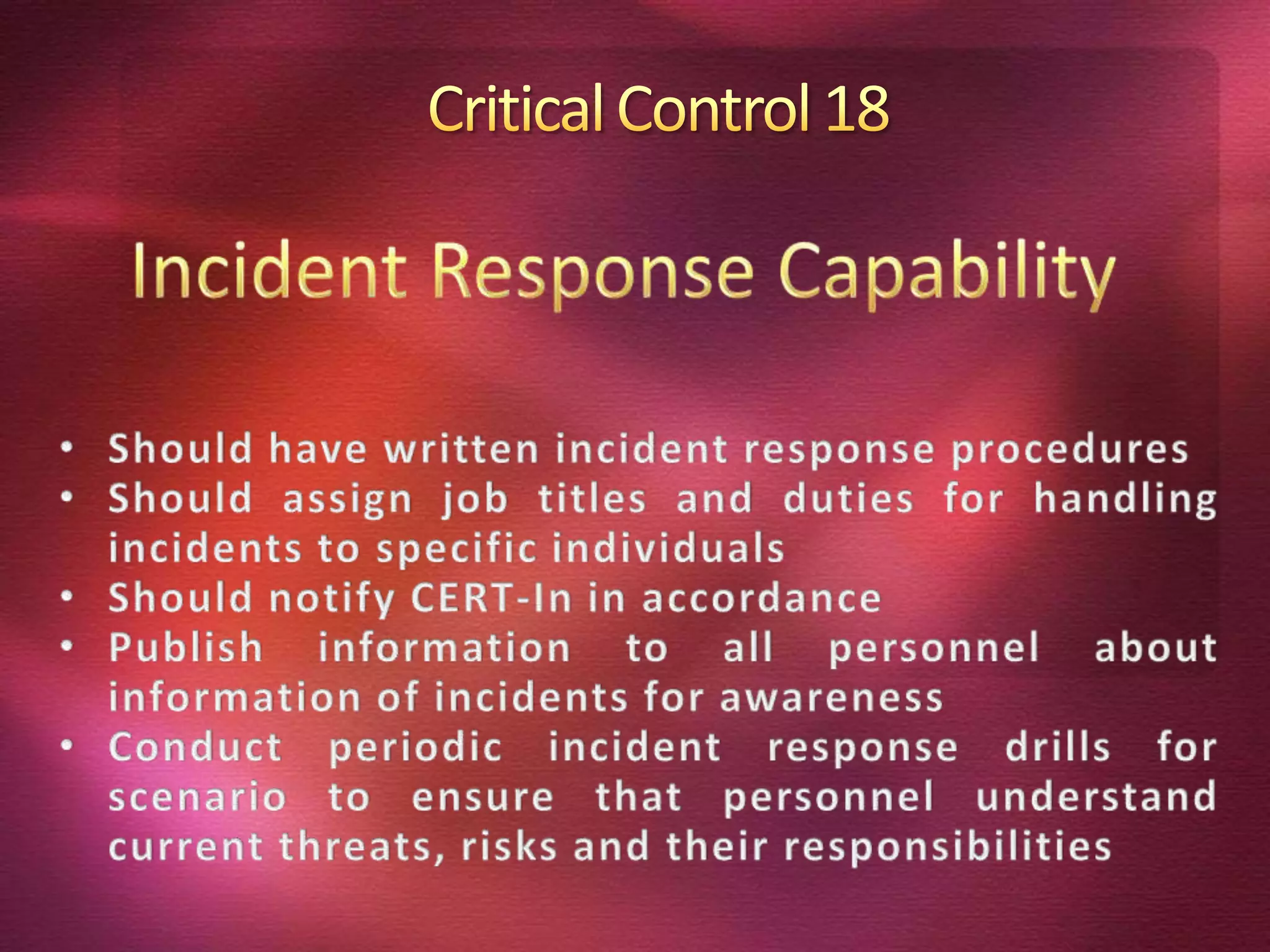 Configure systems to conduct an automated anti-malware scan of removable media when it is insertedCritical Control 6Secure Configurations for Hardware and Software on Laptops, Workstations and ServersStandardized images should represent hardened versions of the underlying OS and the applications installed on the system