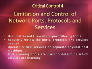 Periodically scan for back-channel connections to the Internet that bypass the DMZ