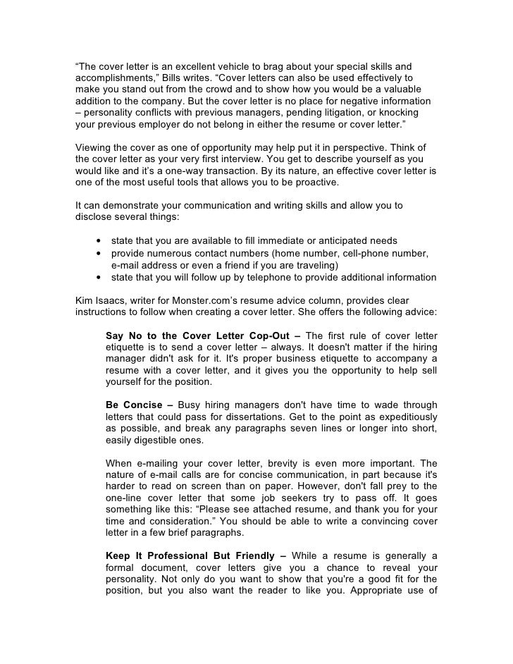 critical cover letter advice do cover letters brag