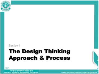 COMMITTED TO EQUITY AND EXCELLENCE IN EDUCATION
The Design Thinking
Approach & Process
Section 1
153
153
 