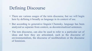 Critical discourse analysis | PPTX