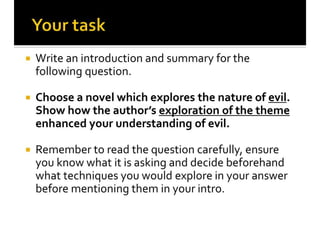 Critical Essay Introductions