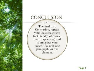Free Powerpoint Templates
Page 7
CONCLUSION
 
