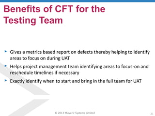 Critical functionality testing | PDF