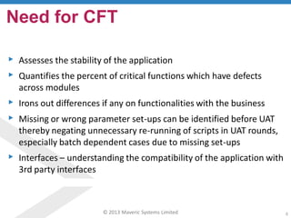 Critical functionality testing | PDF