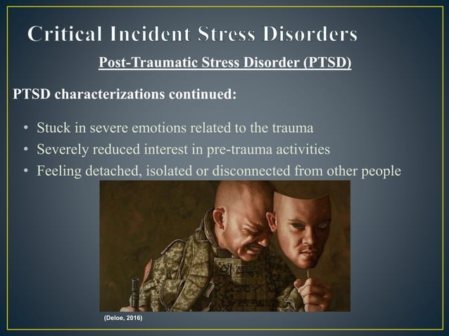 Critical Incident Stress Management | PPTX | First Aid | Injuries