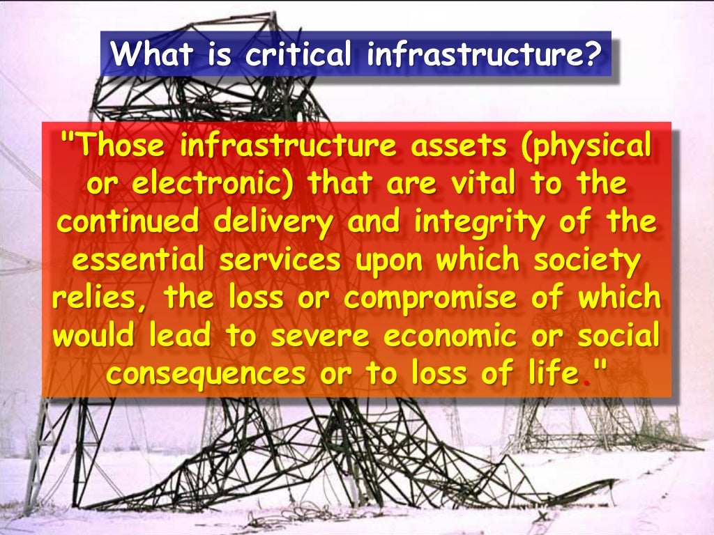 critical infrastructure research paper
