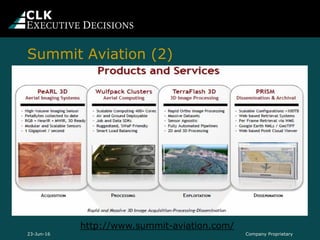 Company Proprietary
http://www.summit-aviation.com/
23-Jun-16
Summit Aviation (2)
 