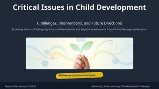 Critical Issues in Child Development.pptx