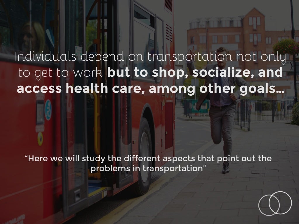 Critical issues in transportation in 2015