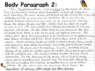 Body Paragraph 2:
 